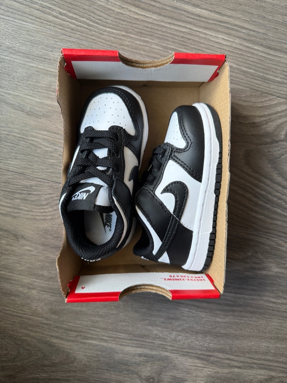 Nike Dunk Pandas Toddler 6 NWOT